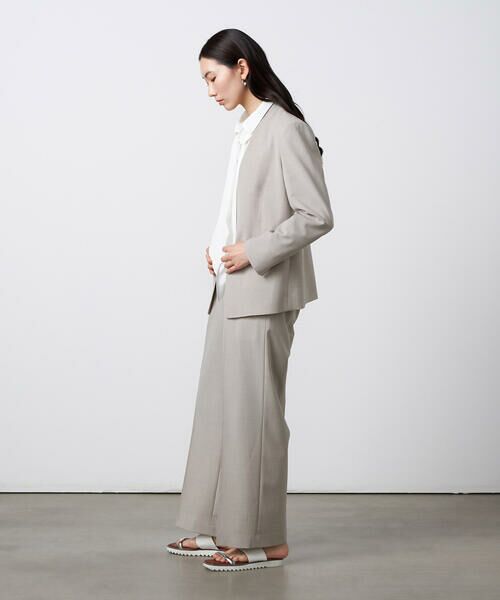 Precious Mild / プレシャスマイルド ノーカラージャケット | 〔 +サイズ 〕 【セットアップ対応】2WAYストレッチ カーディガンジャケット | 詳細2