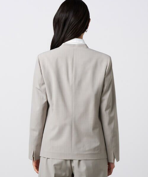 Precious Mild / プレシャスマイルド ノーカラージャケット | 〔 +サイズ 〕 【セットアップ対応】2WAYストレッチ カーディガンジャケット | 詳細9