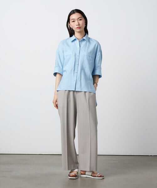 Precious Mild / プレシャスマイルド その他パンツ | 〔 +サイズ 〕 【セットアップ対応】2WAYストレッチ ワイドパンツ | 詳細1