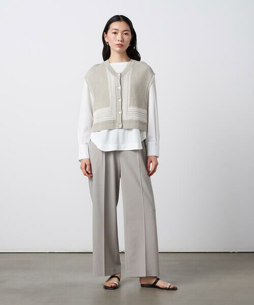 Precious Mild / プレシャスマイルド その他パンツ | 〔 +サイズ 〕 【セットアップ対応】2WAYストレッチ ワイドパンツ | 詳細5