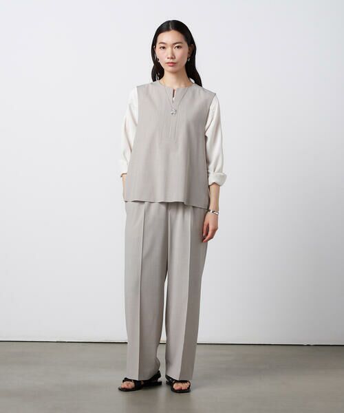 Precious Mild / プレシャスマイルド その他パンツ | 〔 +サイズ 〕 【セットアップ対応】2WAYストレッチ ワイドパンツ | 詳細6