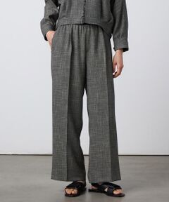 Precious Mild / プレシャスマイルド その他パンツ | 〔 +サイズ 〕 【セットアップ】カラミ織 ワイドパンツ