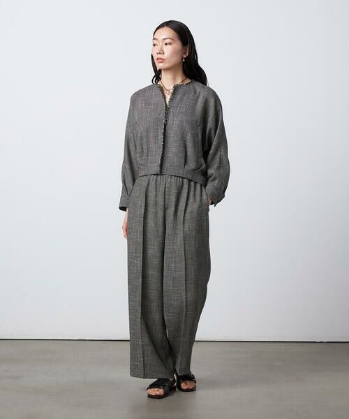 Precious Mild / プレシャスマイルド ブルゾン | 〔 +サイズ 〕 【セットアップ対応】カラミ織 ブルゾン | 詳細1