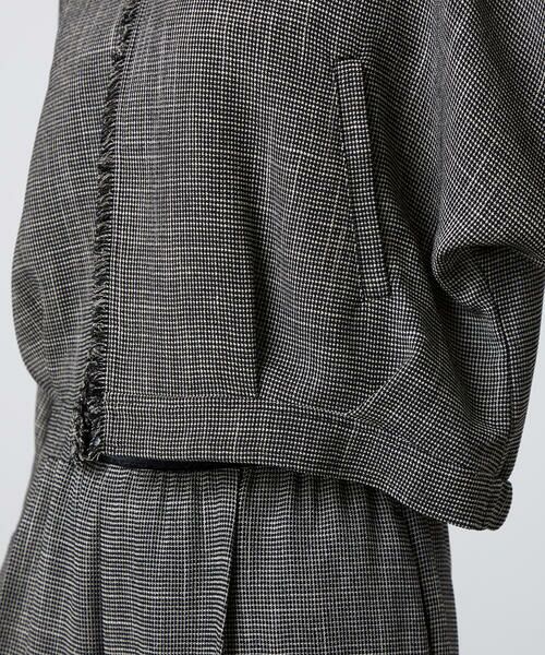 Precious Mild / プレシャスマイルド ブルゾン | 〔 +サイズ 〕 【セットアップ対応】カラミ織 ブルゾン | 詳細12