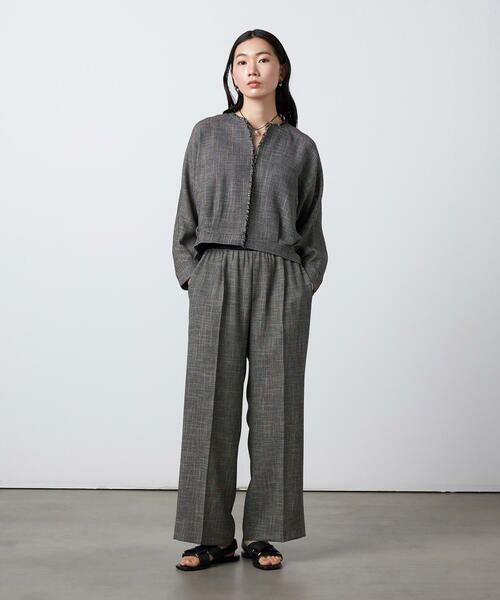 Precious Mild / プレシャスマイルド ブルゾン | 〔 +サイズ 〕 【セットアップ対応】カラミ織 ブルゾン | 詳細2