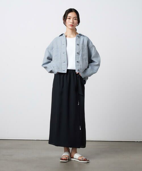 Precious Mild / プレシャスマイルド その他アウター | 〔 +サイズ 〕 リネンオックス ショート丈 Gジャン | 詳細1