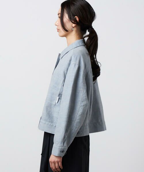 Precious Mild / プレシャスマイルド その他アウター | 〔 +サイズ 〕 リネンオックス ショート丈 Gジャン | 詳細7