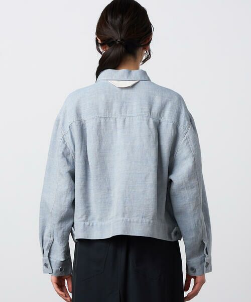 Precious Mild / プレシャスマイルド その他アウター | 〔 +サイズ 〕 リネンオックス ショート丈 Gジャン | 詳細8