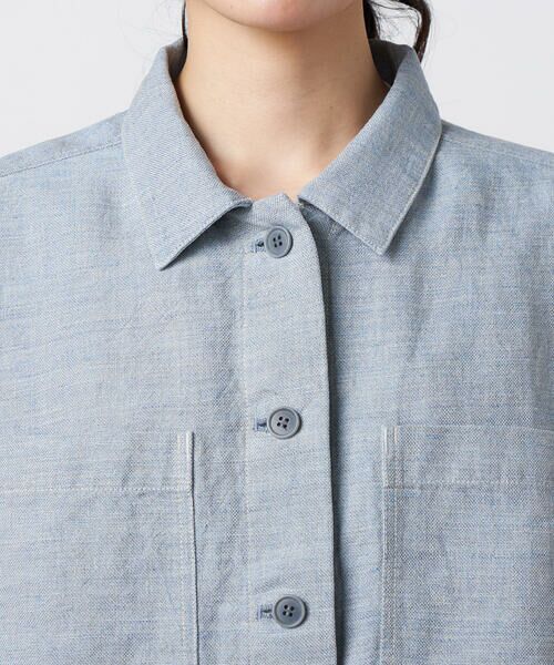 Precious Mild / プレシャスマイルド その他アウター | 〔 +サイズ 〕 リネンオックス ショート丈 Gジャン | 詳細9