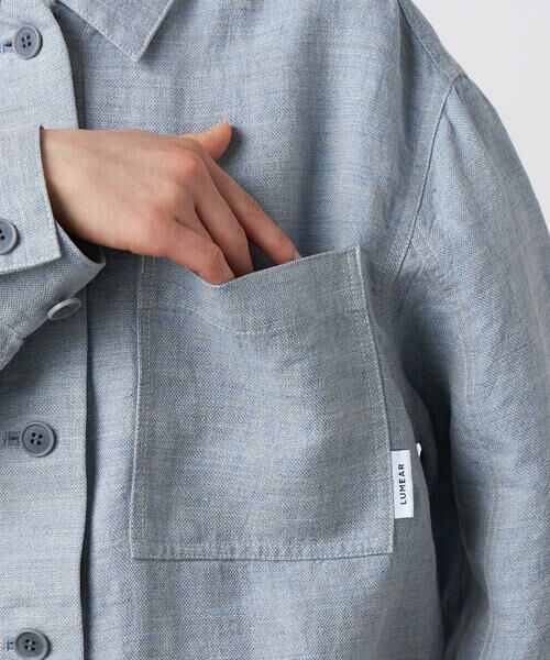 Precious Mild / プレシャスマイルド その他アウター | 〔 +サイズ 〕 リネンオックス ショート丈 Gジャン | 詳細11