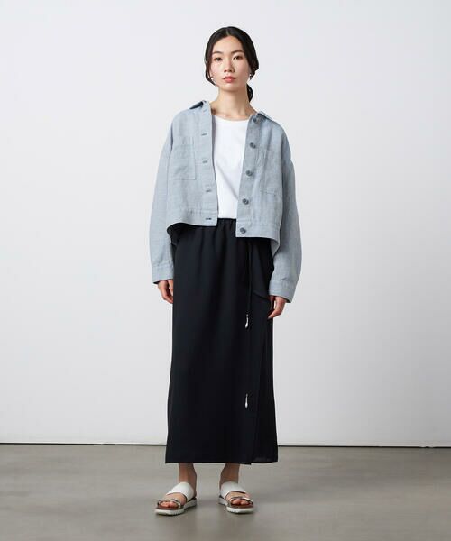 Precious Mild / プレシャスマイルド その他アウター | 〔 +サイズ 〕 リネンオックス ショート丈 Gジャン | 詳細2