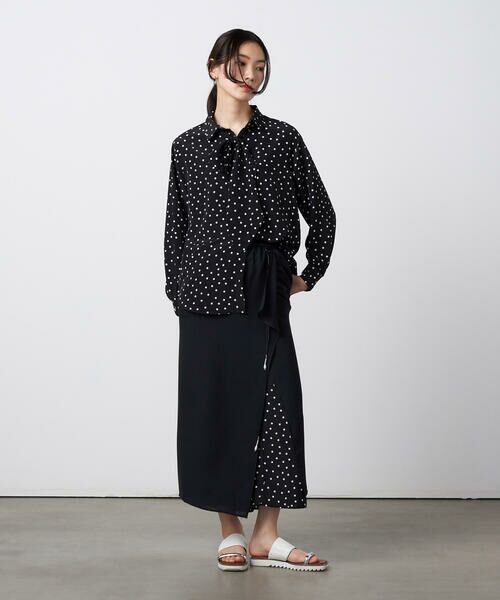Precious Mild / プレシャスマイルド ロング・マキシ丈スカート | 〔 +サイズ 〕 ドット リバーシブルスカート | 詳細2