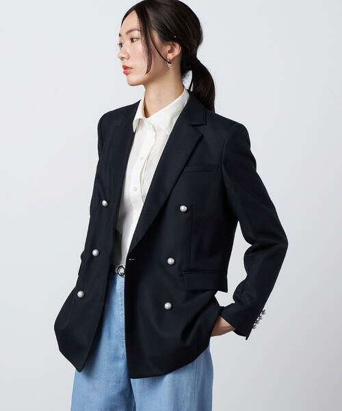 Precious Mild / プレシャスマイルド その他アウター | 〔 +サイズ 〕 パールボタン ブレザー | 詳細5