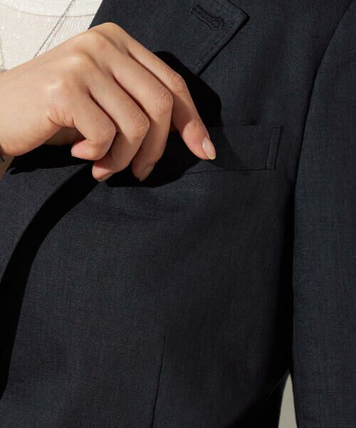 Precious Mild / プレシャスマイルド テーラードジャケット | 〔 +サイズ 〕 リネンストレッチ サマーブレザー | 詳細18