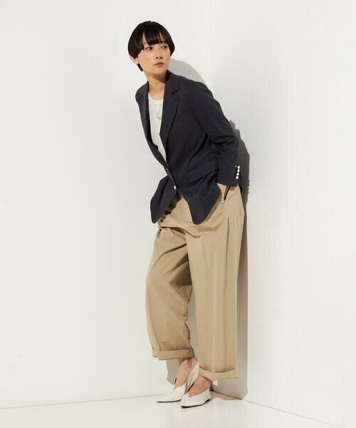 Precious Mild / プレシャスマイルド テーラードジャケット | 〔 +サイズ 〕 リネンストレッチ サマーブレザー | 詳細8