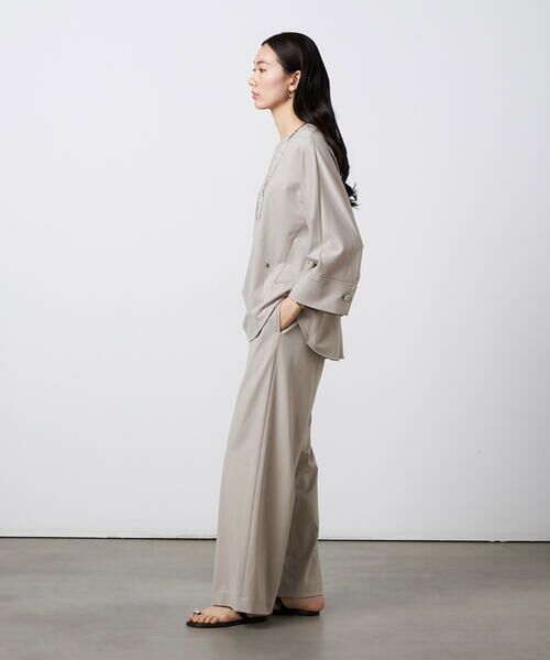 Precious Mild / プレシャスマイルド その他パンツ | 〔 +サイズ 〕 【セットアップ対応】ストレッチ ワイドパンツ | 詳細2