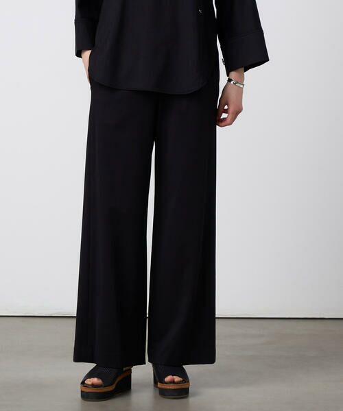 Precious Mild / プレシャスマイルド その他パンツ | 〔 +サイズ 〕 【セットアップ対応】ストレッチ ワイドパンツ | 詳細8