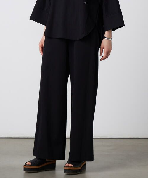 Precious Mild / プレシャスマイルド その他パンツ | 〔 +サイズ 〕 【セットアップ対応】ストレッチ ワイドパンツ | 詳細9