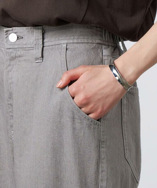 Precious Mild / プレシャスマイルド デニムパンツ | 〔 +サイズ 〕 セミフレア デニムパンツ | 詳細11