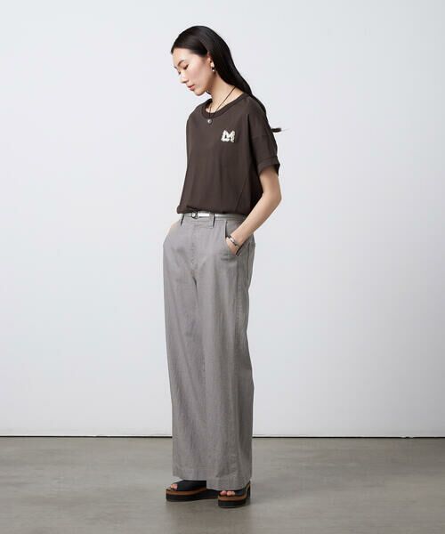 Precious Mild / プレシャスマイルド デニムパンツ | 〔 +サイズ 〕 セミフレア デニムパンツ | 詳細2