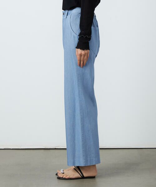 Precious Mild / プレシャスマイルド デニムパンツ | 〔 +サイズ 〕 セミフレア デニムパンツ | 詳細22
