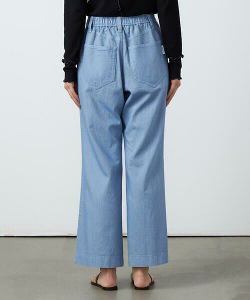 Precious Mild / プレシャスマイルド デニムパンツ | 〔 +サイズ 〕 セミフレア デニムパンツ | 詳細23