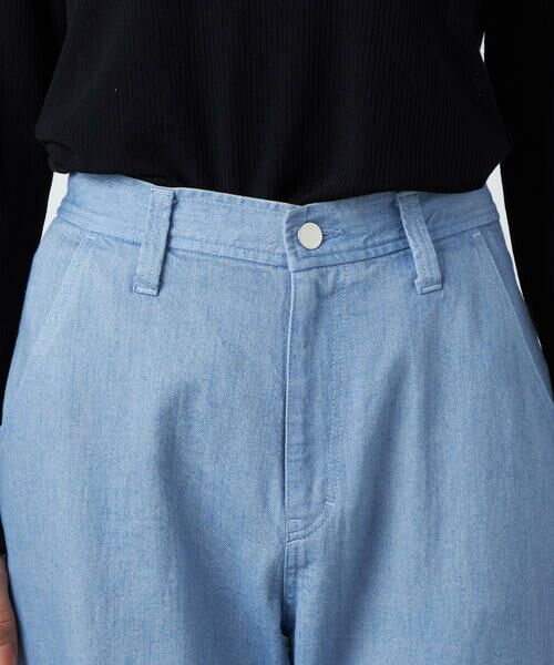 Precious Mild / プレシャスマイルド デニムパンツ | 〔 +サイズ 〕 セミフレア デニムパンツ | 詳細24