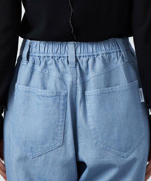 Precious Mild / プレシャスマイルド デニムパンツ | 〔 +サイズ 〕 セミフレア デニムパンツ | 詳細25