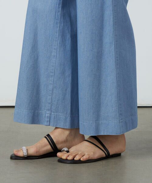 Precious Mild / プレシャスマイルド デニムパンツ | 〔 +サイズ 〕 セミフレア デニムパンツ | 詳細27