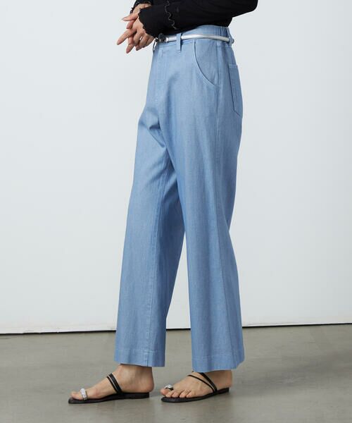 Precious Mild / プレシャスマイルド デニムパンツ | 〔 +サイズ 〕 セミフレア デニムパンツ | 詳細18