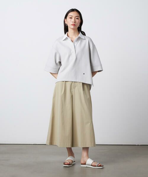 Precious Mild / プレシャスマイルド その他パンツ | 〔 +サイズ 〕 ソロナギャバ キュロットパンツ | 詳細1