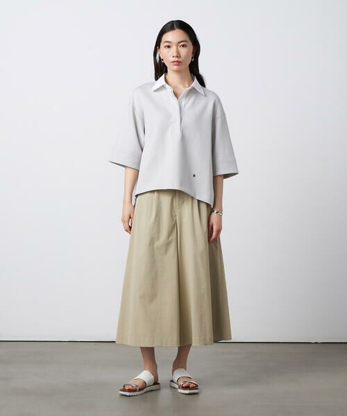 Precious Mild / プレシャスマイルド その他パンツ | 〔 +サイズ 〕 ソロナギャバ キュロットパンツ | 詳細2