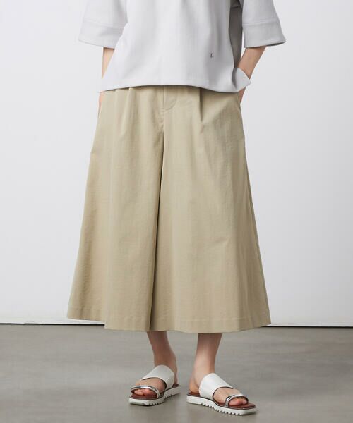 Precious Mild / プレシャスマイルド その他パンツ | 〔 +サイズ 〕 ソロナギャバ キュロットパンツ | 詳細3
