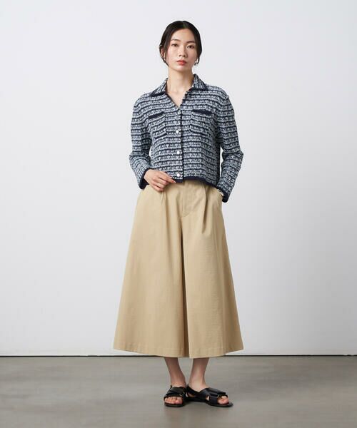 Precious Mild / プレシャスマイルド その他パンツ | 〔 +サイズ 〕 ソロナギャバ キュロットパンツ | 詳細16