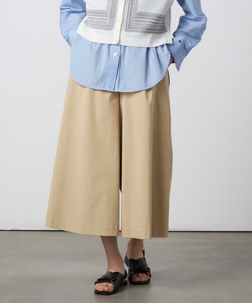 Precious Mild / プレシャスマイルド その他パンツ | 〔 +サイズ 〕 ソロナギャバ キュロットパンツ | 詳細18
