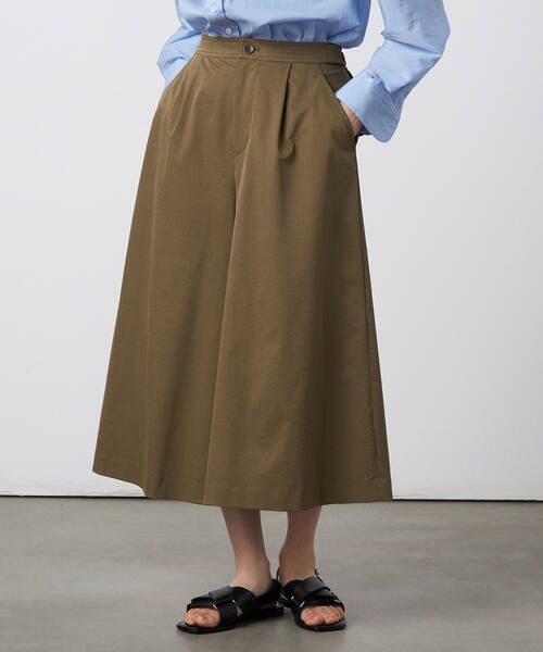 Precious Mild / プレシャスマイルド その他パンツ | 〔 +サイズ 〕 ソロナギャバ キュロットパンツ（20:カーキ）