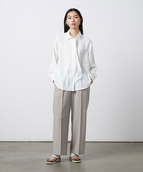 Precious Mild / プレシャスマイルド シャツ・ブラウス | 〔 +サイズ 〕 ボウタイ ブラウス | 詳細1