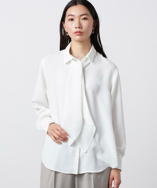 Precious Mild / プレシャスマイルド シャツ・ブラウス | 〔 +サイズ 〕 ボウタイ ブラウス | 詳細5