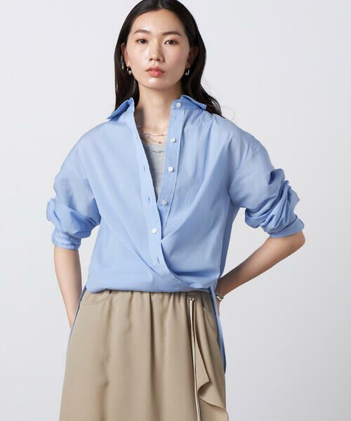 Precious Mild / プレシャスマイルド シャツ・ブラウス | 〔 +サイズ 〕 トリアセ シアーシャツ | 詳細26
