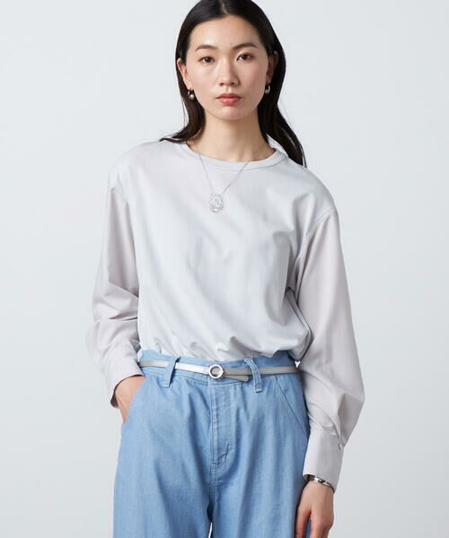 Precious Mild / プレシャスマイルド カットソー | 〔 +サイズ 〕 モクロディ 袖シャツプルオーバー | 詳細12