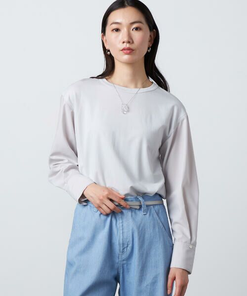 Precious Mild / プレシャスマイルド カットソー | 〔 +サイズ 〕 モクロディ 袖シャツプルオーバー | 詳細11