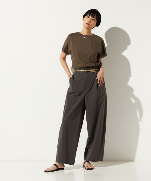 Precious Mild / プレシャスマイルド カットソー | 〔 +サイズ 〕 プレーティング天竺 袖シアーTシャツ | 詳細9