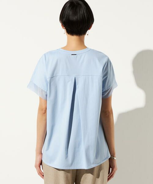 Precious Mild / プレシャスマイルド カットソー | 〔 +サイズ 〕 プレーティング天竺 袖シアーTシャツ | 詳細16