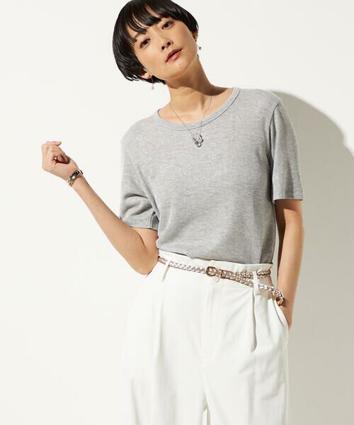 Precious Mild / プレシャスマイルド カットソー | 〔 +サイズ 〕 ラメテレコ Tシャツ | 詳細4