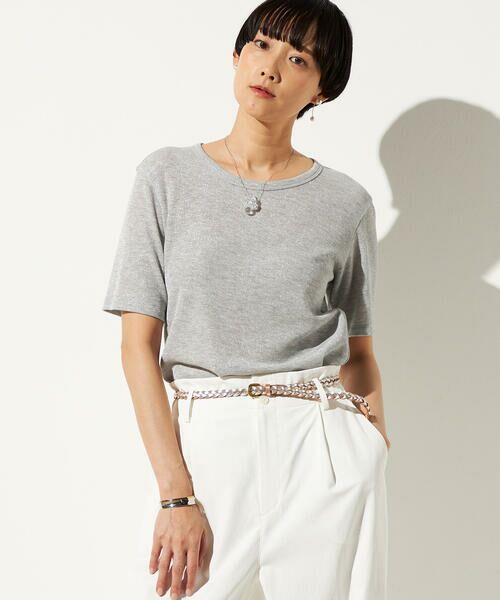 Precious Mild / プレシャスマイルド カットソー | 〔 +サイズ 〕 ラメテレコ Tシャツ | 詳細5