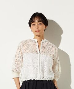 Precious Mild / プレシャスマイルド ブルゾン | ステンドグラス刺繍 ブルゾン