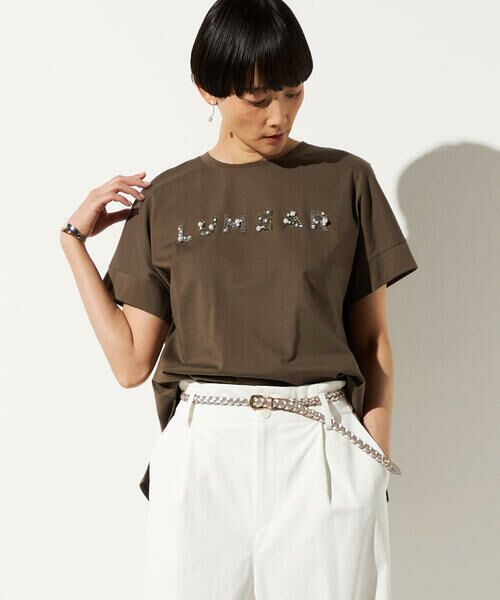 Precious Mild / プレシャスマイルド Tシャツ | 〔 +サイズ 〕 LUMEARビジュー刺繍 Tシャツ | 詳細15