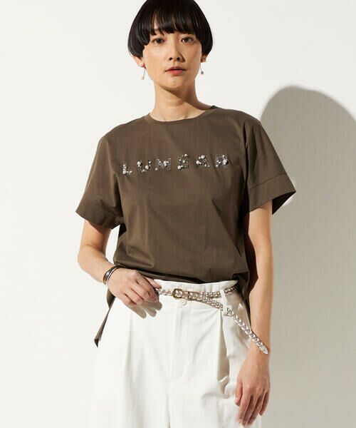 Precious Mild / プレシャスマイルド Tシャツ | 〔 +サイズ 〕 LUMEARビジュー刺繍 Tシャツ | 詳細16