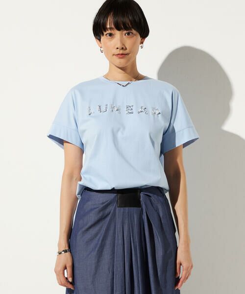Precious Mild / プレシャスマイルド Tシャツ | 〔 +サイズ 〕 LUMEARビジュー刺繍 Tシャツ | 詳細19
