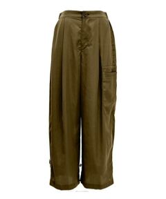 Precious Mild / プレシャスマイルド その他パンツ | 〔 +サイズ 〕 強撚サテン 2wayカーゴパンツ